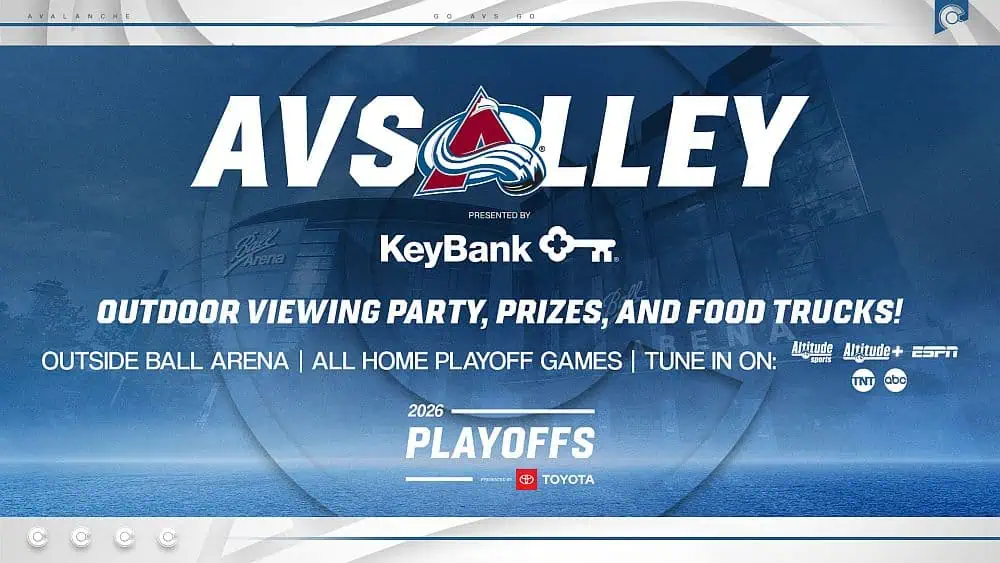Avs & Nuggets Host Free Watch Parties at Ball Arena During Playoffs