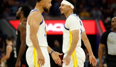 Steph Curry and Seth Curry describe first Warriors game as teammates