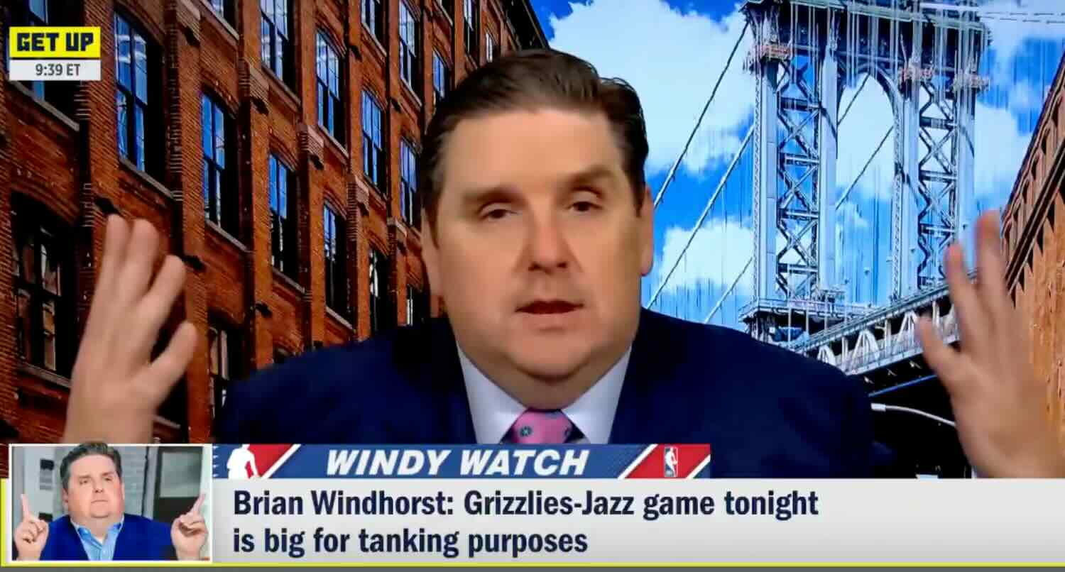 Brian Windhorst gleefully hypes up Jazz-Grizzlies: 'The Tanking Super Bowl'