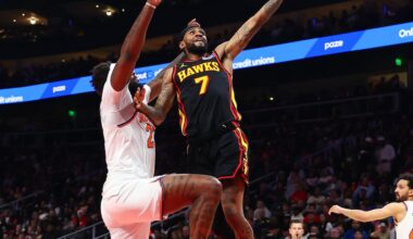 Knicks edge Hawks 108-105 after quick review wipes out McCollum’s half-court buzzer-beater