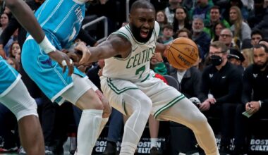 Jaylen Brown, Jayson Tatum power Celtics past Hornets in potential playoff preview