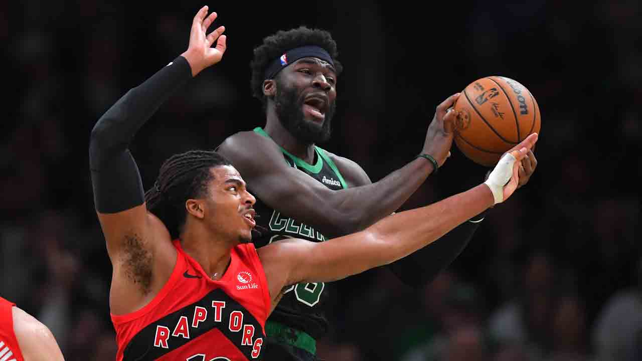 Raptors fall back into play-in position as Celtics sweep season series