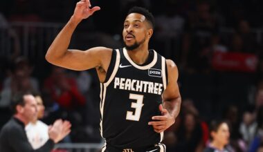 Hawks clinch a playoff spot and Southeast Division behind 29 points from McCollum in rout of Cavs