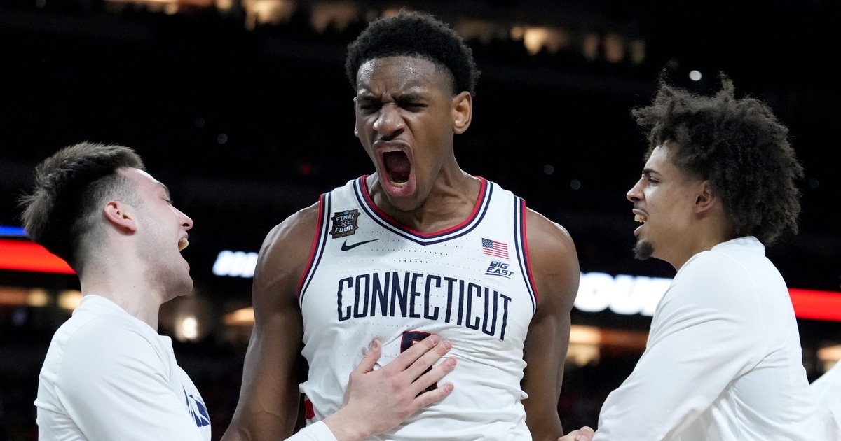 Dusty May and Michigan are a win away from a National Championship. Syndication: Detroit Free Press