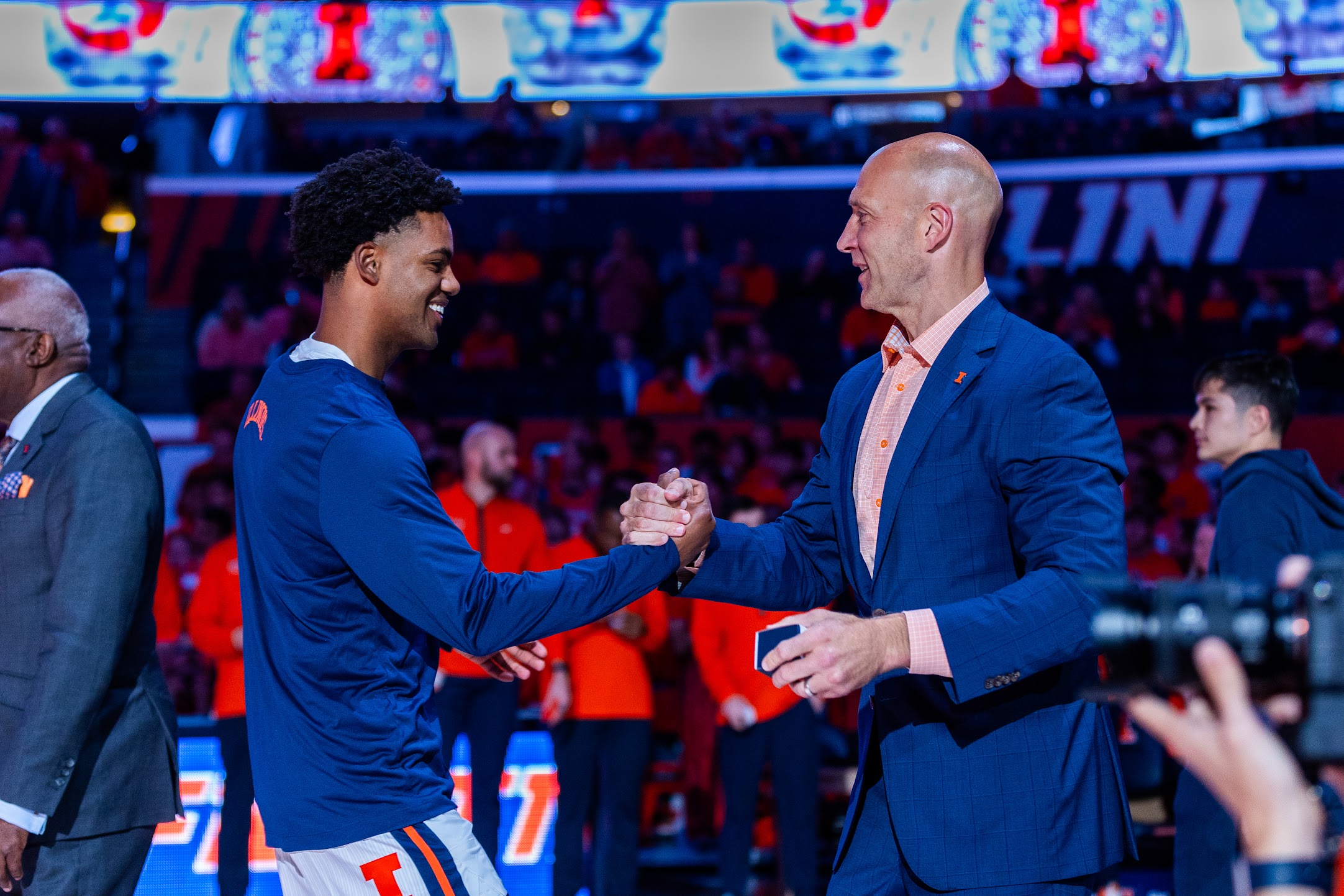 Two great gentlemen of the University of Illinois.