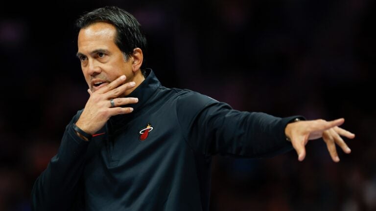 Erik Spoelstra Heat Celtics