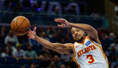 Hawks take care of business, crush Nets by 34 points