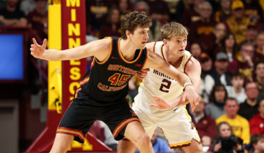 Michigan Wolverines basketball guard Elliot Cadeau in a win over Rutgers. (Photo by Rick Osentoski-Imagn Images)