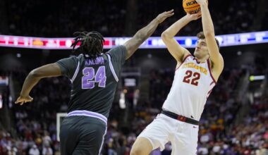 Iowa State forward Milan Momcilovic declares for NBA Draft, enters transfer portal