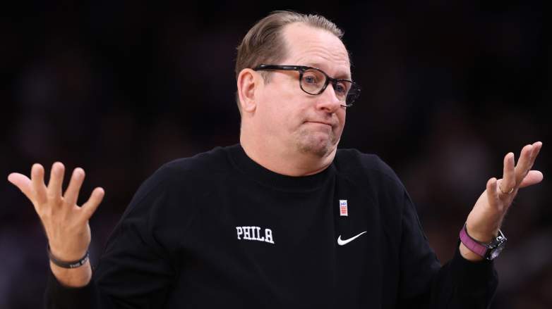 Sixers head coach Nick Nurse