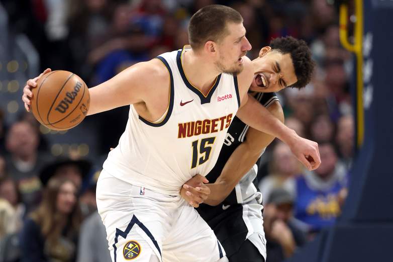 San Antonio Spurs Victor Wembanyama v Denver Nuggets Nikola Jokic
