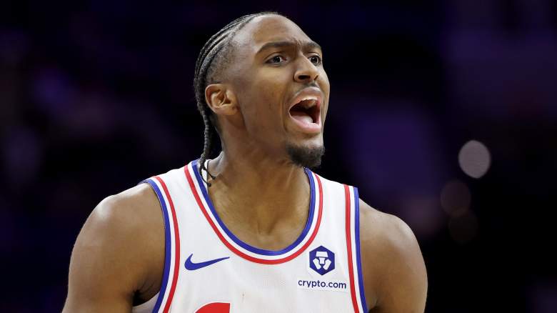 Sixers guard Tyrese Maxey