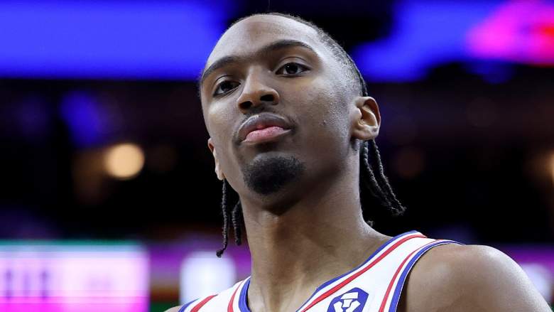 Sixers guard Tyrese Maxey