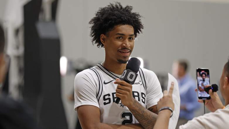 San Antonio Spurs point guard Dylan Harper