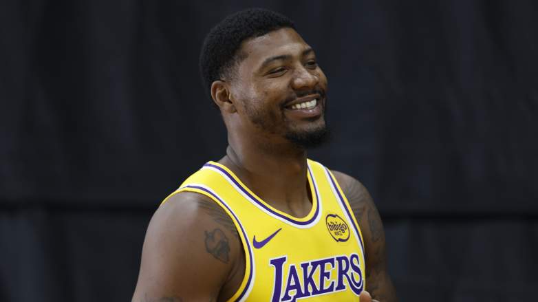 Los Angeles Lakers guard Marcus Smart