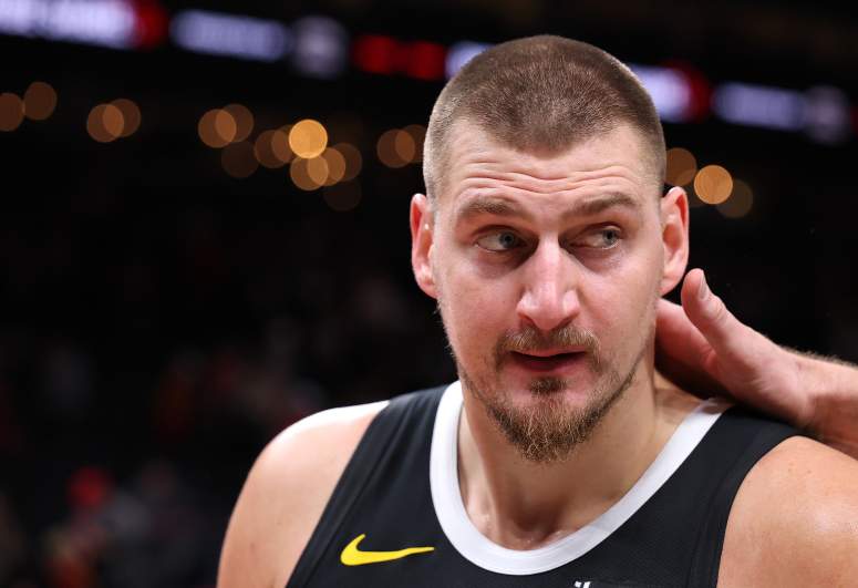 Denver Nuggets MVP Nikola Jokic during an NBA game.