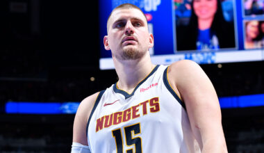 ORLANDO, FL - DECEMBER 27: Nikola Jokic #15 of the Denver Nuggets looks on during the game against the Orlando Magic on December 27, 2025 at Kia Center in Orlando, Florida. NOTE TO USER: User expressly acknowledges and agrees that, by downloading and or using this photograph, User is consenting to the terms and conditions of the Getty Images License Agreement. Mandatory Copyright Notice: Copyright 2025 NBAE (Photo by Fernando Medina/NBAE via Getty Images)