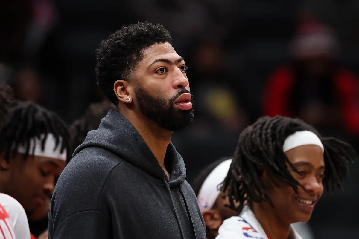 Anthony Davis with Washington Wizards as they face Indiana Pacers
