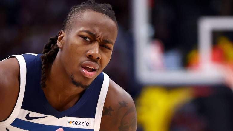 Minnesota Timberwolves guard Ayo Dosunmu during an NBA game.