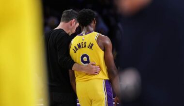 NBA World Reacts To Bronny James' Performance In Mavs Game