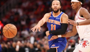 Jalen Brunson’s career-best assist rate right on time for Knicks playoff push – New York Daily News