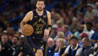 Luka Dončić to rejoin Lakers before Rockets series, though Game 1 status is unclear