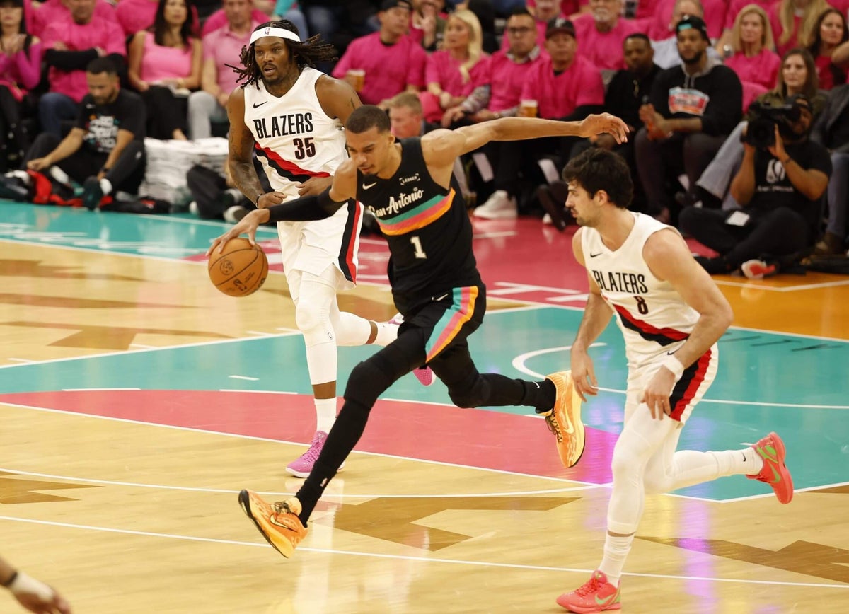 Victor Wembanyama’s breathtaking playoff debut leads Spurs over Blazers: 3 takeaways from Game 1