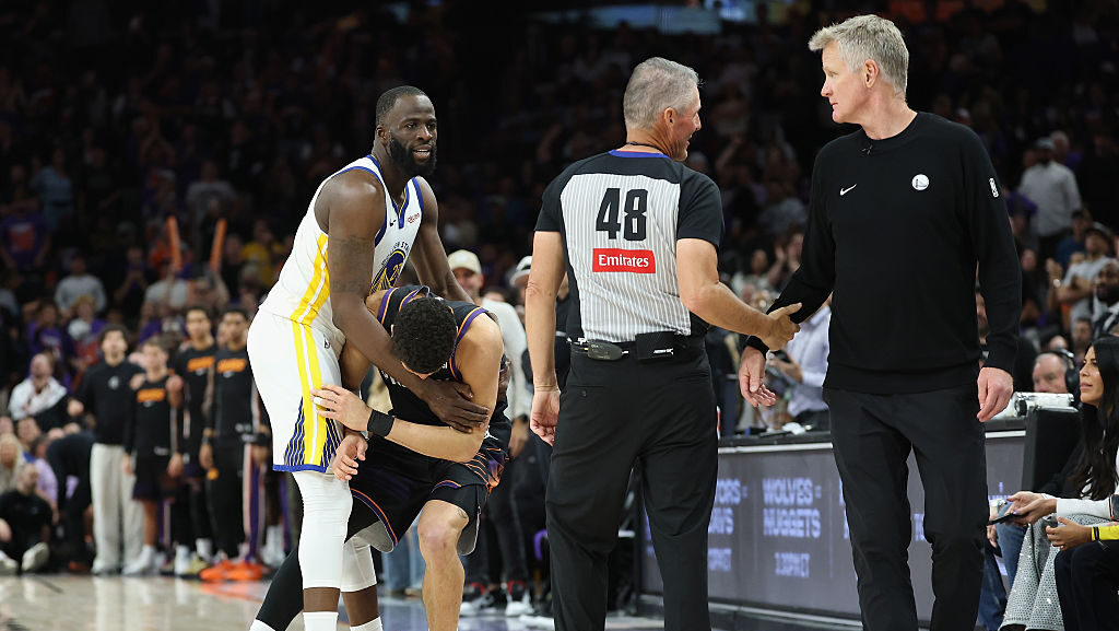 Draymond Green-Devin Booker altercation...