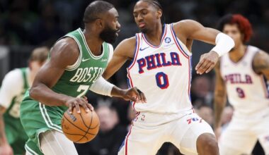 Jaylen Brown stays positive, looks forward to challenge after Celtics drop Game 2