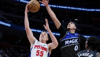 Birthday boy Duncan Robinson stresses execution over excuses for Detroit Pistons in Game 2 vs. Orlando