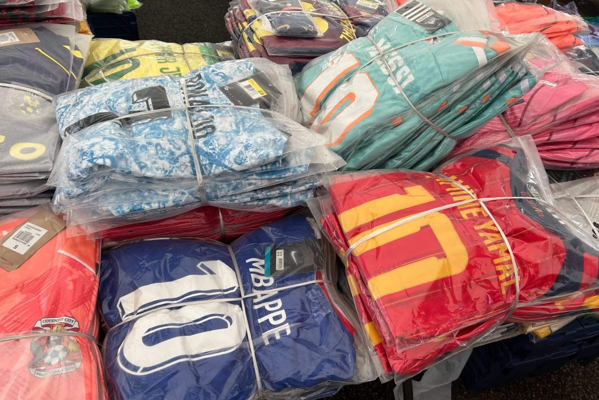 More than 4,000 fake football shirts seized by police in pre-World Cup crackdown