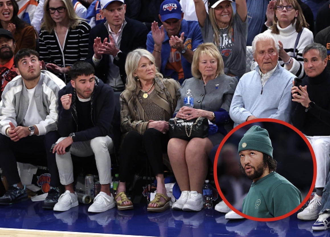 Martha Stewart Faced Jalen Brunson On 'Roommates Show' Podcast One Year After He Broke Her Toe During A Knicks-Pacers Game