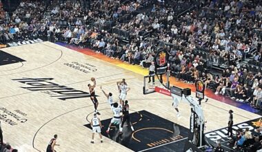 Phoenix Suns defeat Dallas Mavericks 112-107—last regular season home game