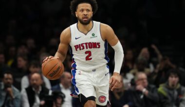 The Pistons' Cade Cunningham returned to the lineup after missing 11 games with a collapsed lung.