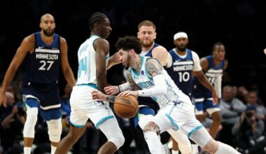 Charlotte Hornets win fourth straight behind 35 points from LaMelo Ball in win over Minnesota Timberwolves