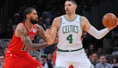 Boston Celtics' Nikola Vucevic (finger) upgraded for Toronto Raptors game