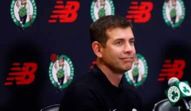 Brad Stevens addresses 'tiresome' rumors of college hoops return