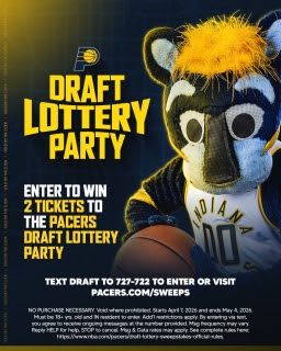 Pacers announce exclusive fan experiences ahead of 2026 NBA Draft Lottery