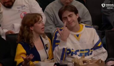 Video of Pacers fan getting tired of boyfriend's yapping goes viral