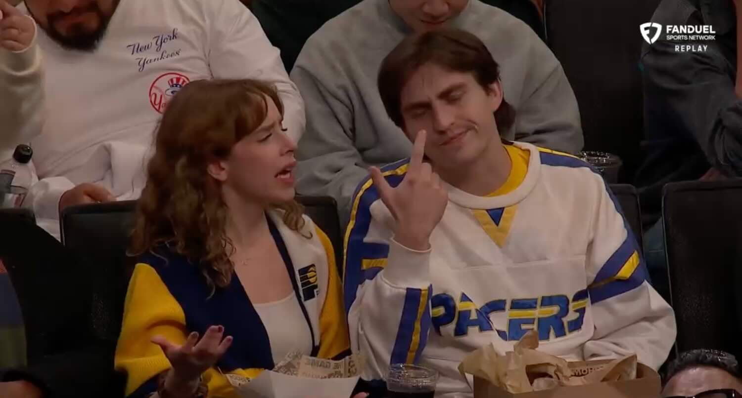Video of Pacers fan getting tired of boyfriend's yapping goes viral