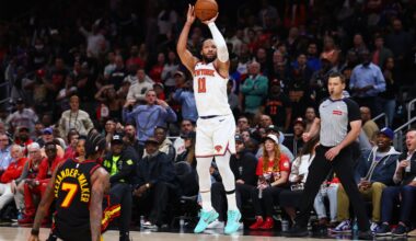 The Knicks and Celtics preview a potential playoff matchup