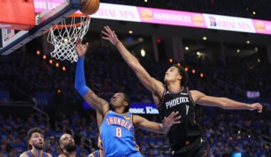 NBA playoffs: Gilgeous-Alexander scores 25 points as Thunder trounce Suns 119-84 in Game 1 – The Press Democrat