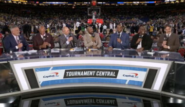 TBS had a packed Final Four desk for a cringey Capital One spot