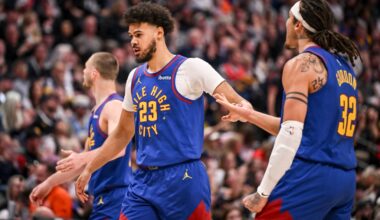 Aaron Gordon practices, Peyton Watson ready to up minutes