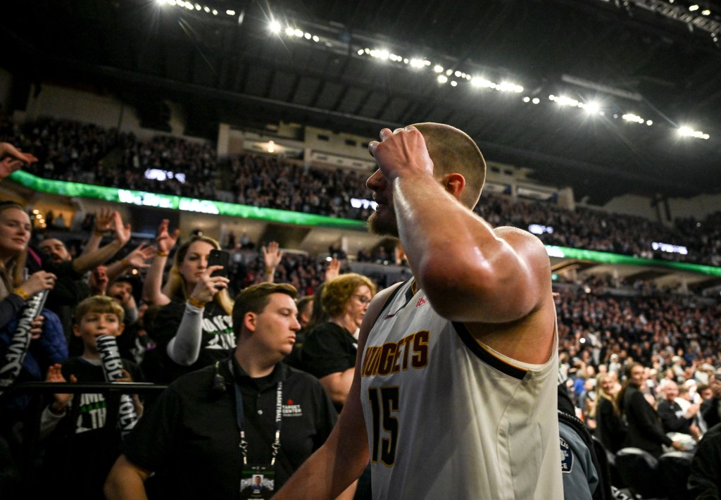 Nuggets, Nikola Jokic showing fight with a second left sums up series.