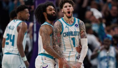 NBA penalizes LaMelo Ball for Bam Adebayo trip