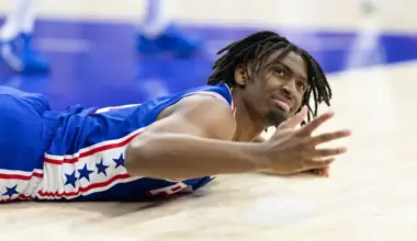 Tyrese Maxey had nothing but praise for the Detroit Pistons after losing to the #1 seed image