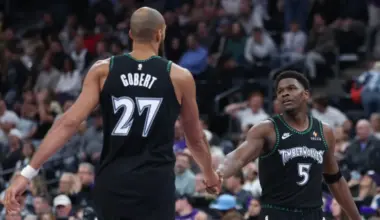 Proposed three-team blockbuster Timberwolves trade sees Minnesota deal Rudy Gobert, land $118 million superstar to create insane backcourt with Anthony Edwards image