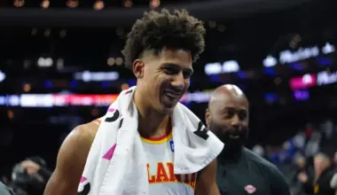 Latest 2026 Mock Draft predicts Hawks to trade up to No. 3, draft 6'9" 22.4 PGG ACC POTY, create superstar pairing with Jalen Johnson image
