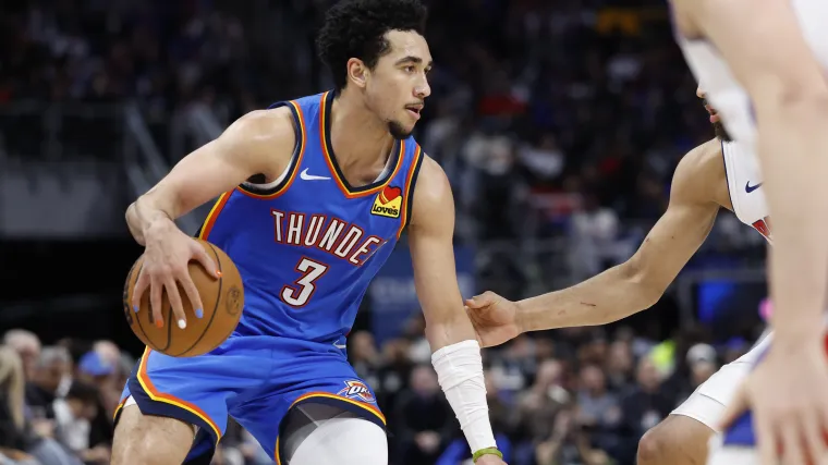 Jared McCain feels honored to play in his very first postseason run in the NBA image